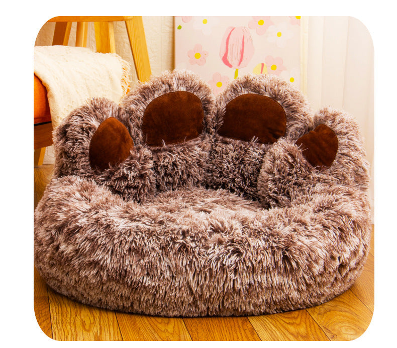 Dog Nest  - Creative Cute Bear Paw bed