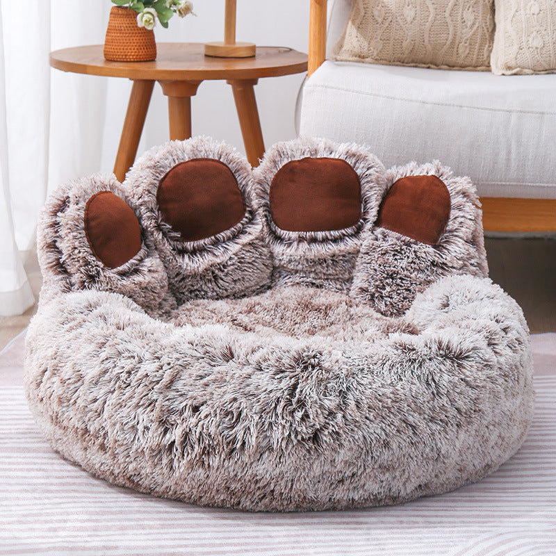 Dog Nest  - Creative Cute Bear Paw bed