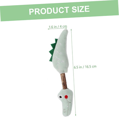 Cat Toy Kitten Toys Teeth Cleaning Toys Silvervine Sticks Cat Silvervine Stick Chew Sticks For Cats Cat Interaction Toys Kitten Plaything Cat Teaser Polygonum Wood The Cat