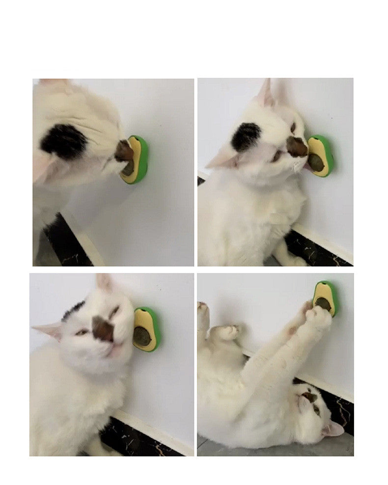 Avocado Cat Mint Multifunctional Catnip Toy 360 Rotating Self-healing Toy