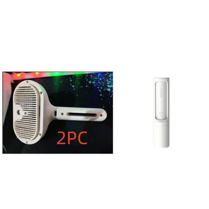 Pet Comb Self Cleaning Pets Hair Remover Brush For Dogs and Cats - Grooming Tools Dematting Comb Built-in Mist Humidifier Pet Products